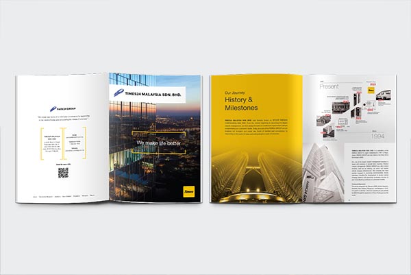 Company Profile Design for Times24 Malaysia