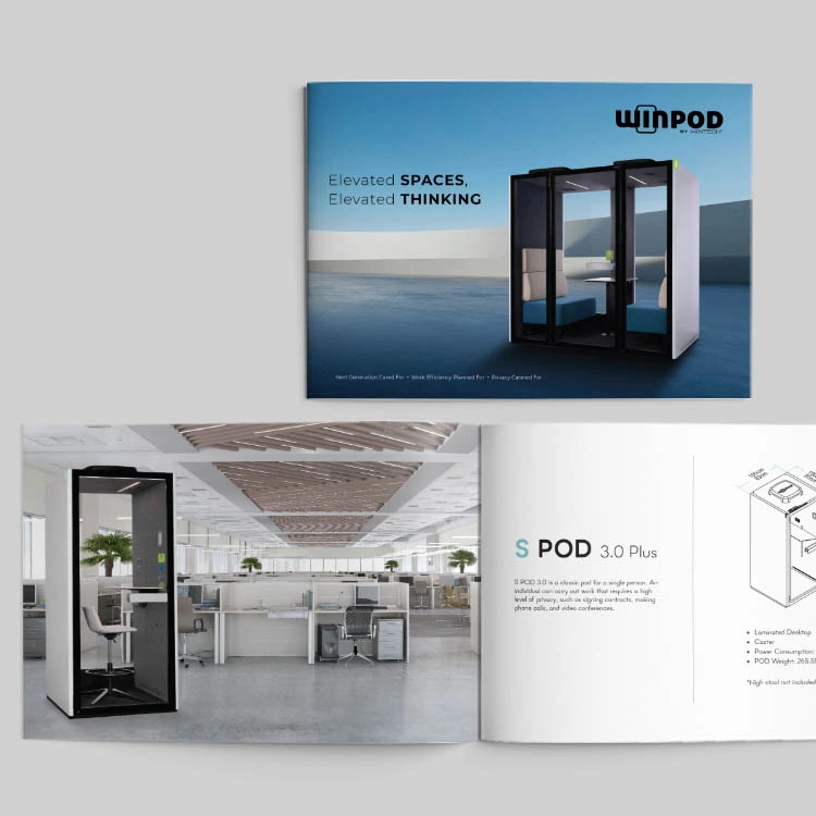 Print Catalog Design for WinPod - Henz Studio